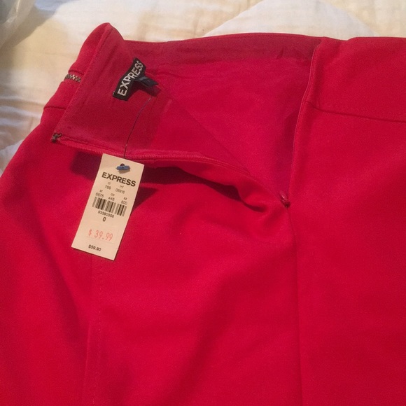 Express red pencil skirt - Picture 4 of 4